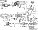 Bosch 0 601 172 003  Percussion Drill 220 V / Eu Spare Parts